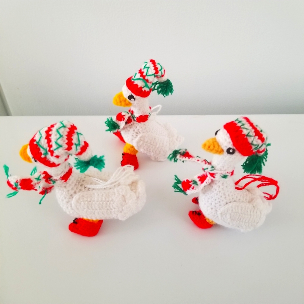 Hand made  cristmas  crochet decoration